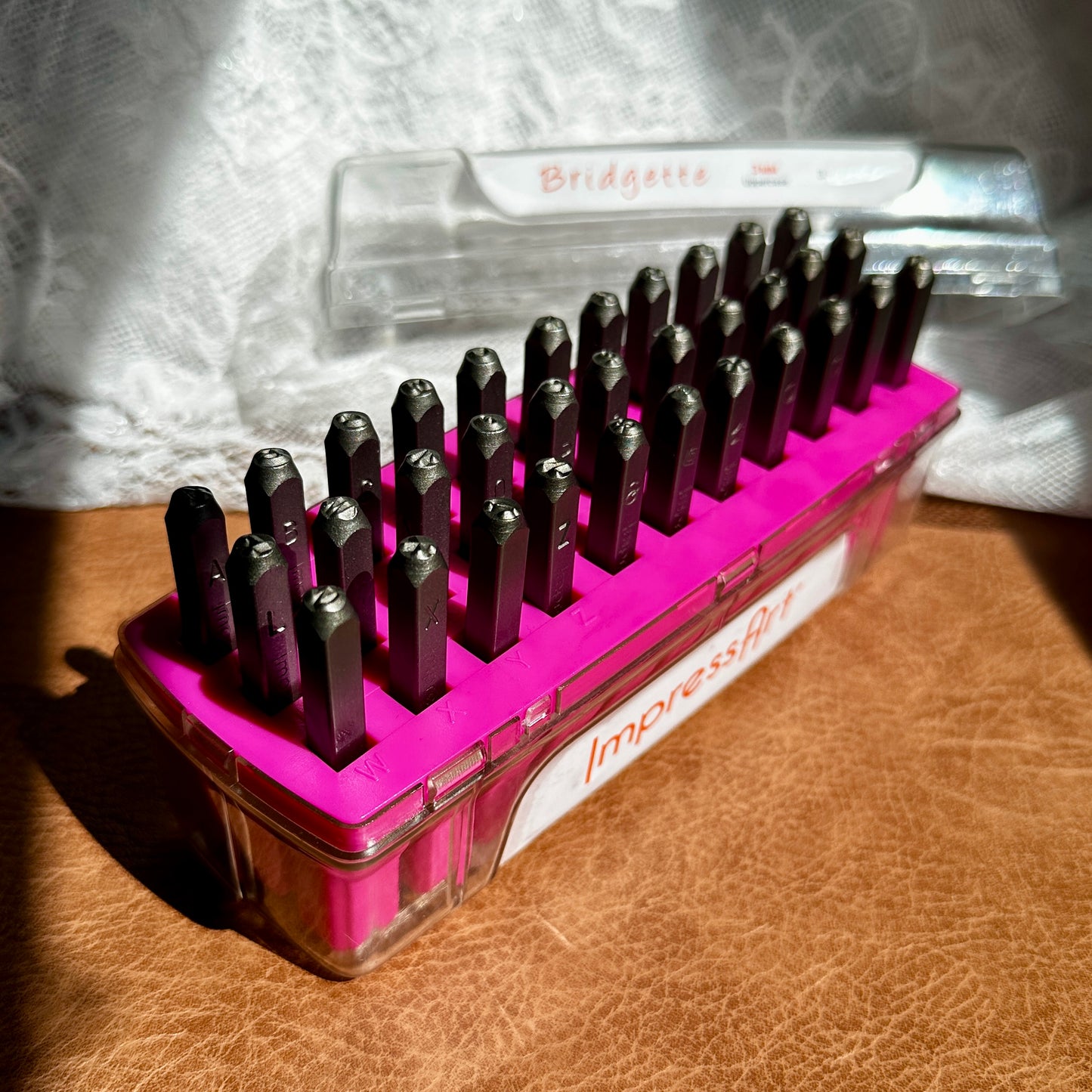 ImpressArt 'Bridgette' 3mm Uppercase Alphabet Stamps 33 Piece Set