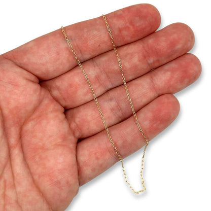 14k Gold-Filled Drawn Diamond Cut Cable Chain onhand