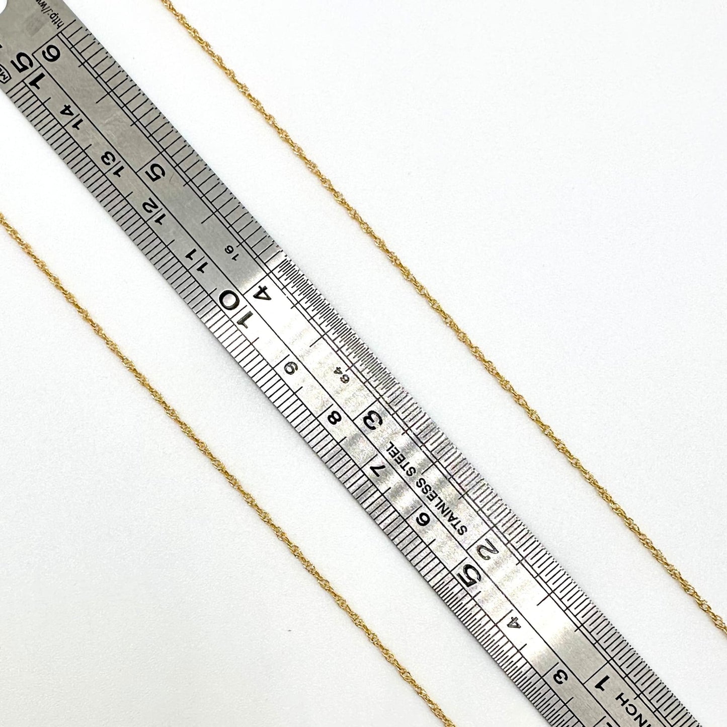 14k Gold Filled Rope Chain by the Meter