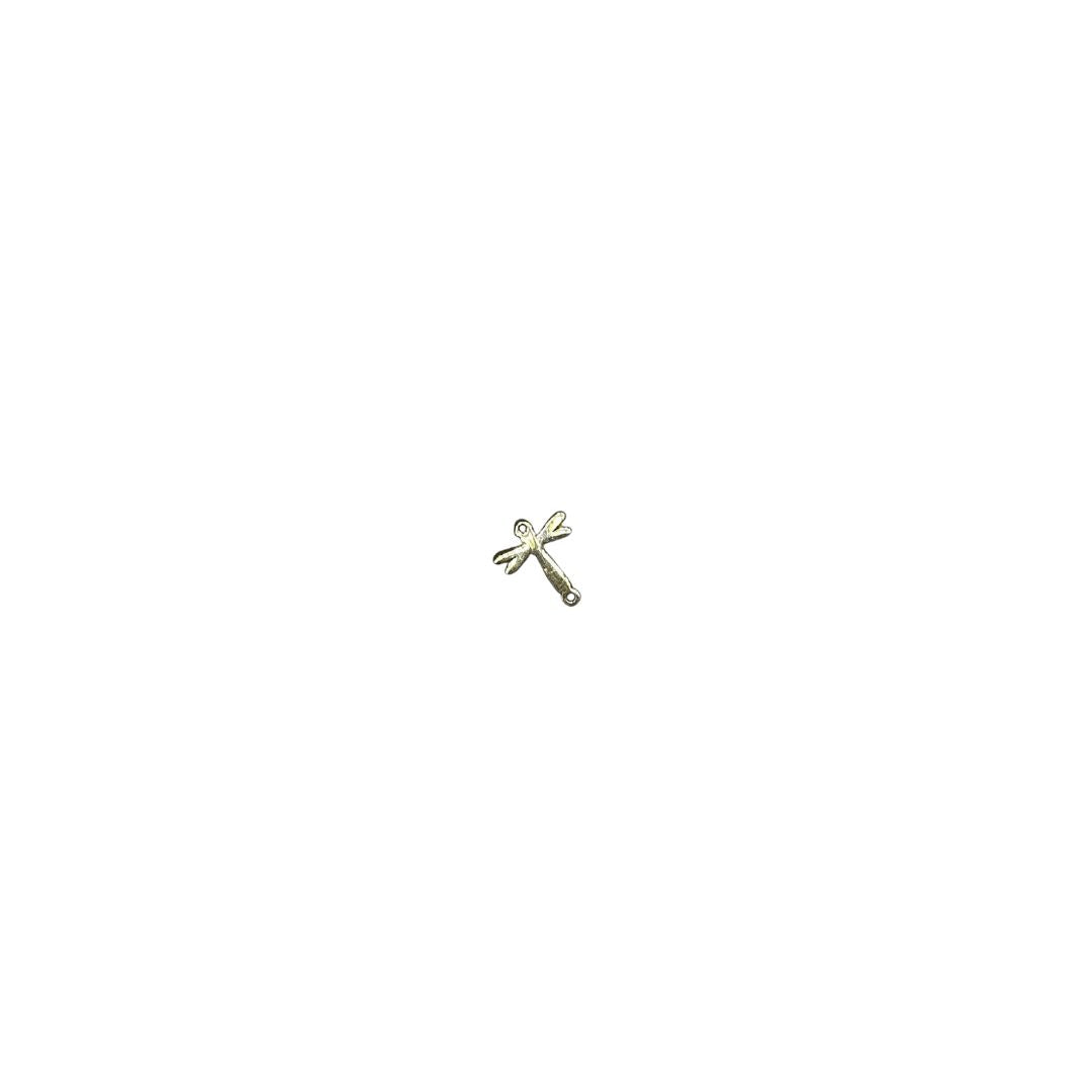 10k Solid Gold Dragonfly Connector