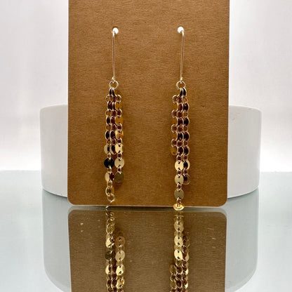 Gold Earrings Disco Ball Drop Earring The forEVER Jewelry