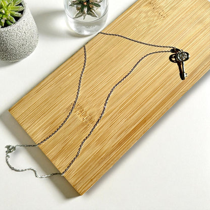 Dancing Diamond 'Key to My Heart' Sterling Silver Moissanite Pendant