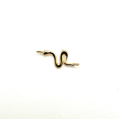 14k Gold Snake Connector