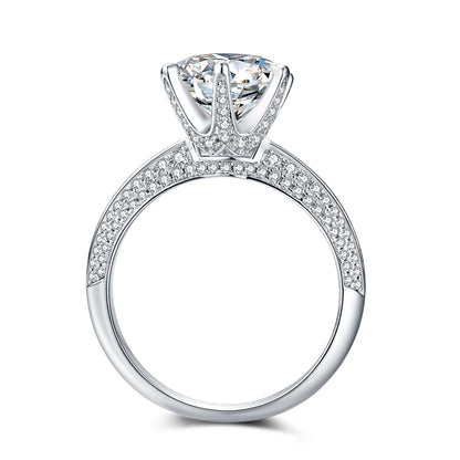 'Elizabeth' Moissanite Engagement Ring