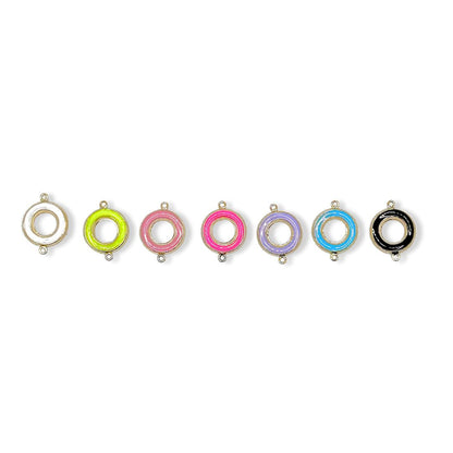 Connector Circle with Enamel forEVER Permanent Jewelry Supplies