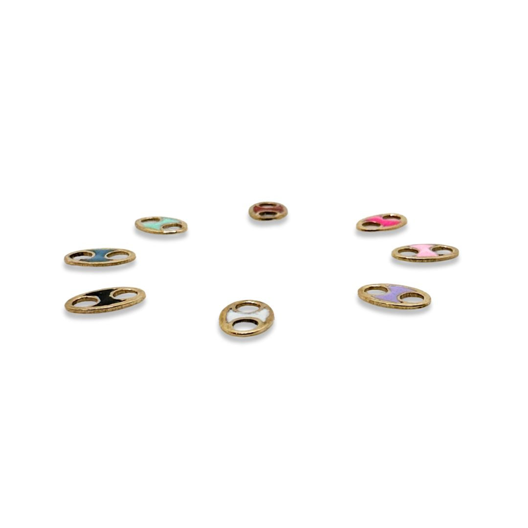Connector Enamel Button Connector forEVER Permanent Jewelry Supplies