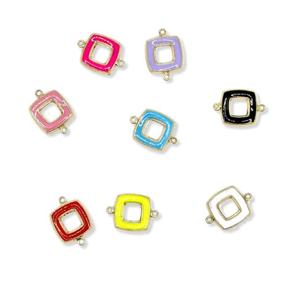 Connector Enamel Square forEVER Permanent Jewelry Supplies