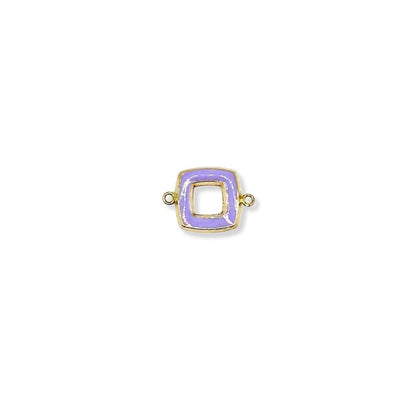 Purple Connector Enamel Square forEVER Permanent Jewelry Supplies