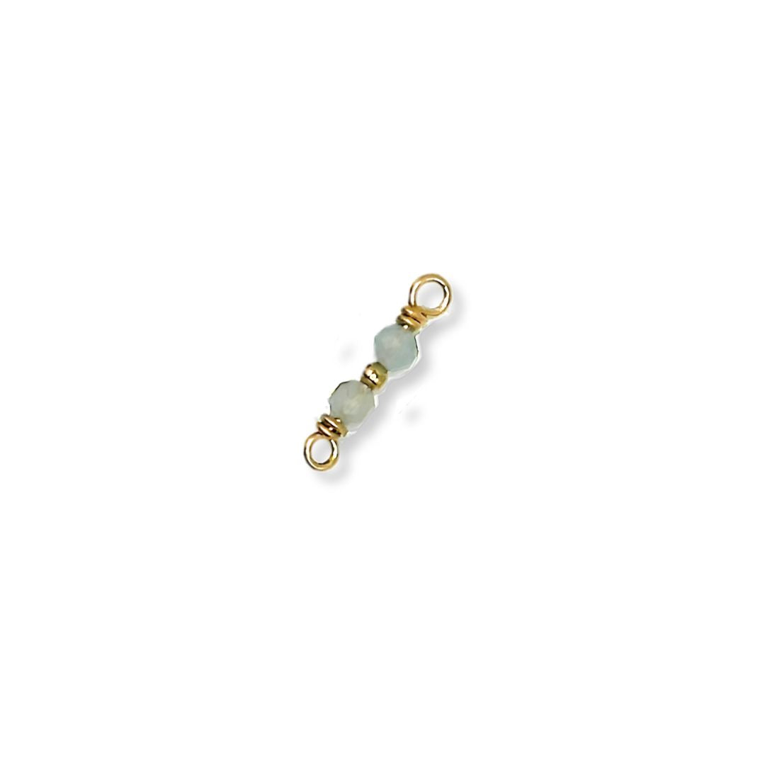 Premium Handmade Specialty Birthstone Connectors in 14k Gold Filled