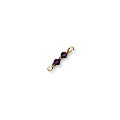 Premium Handmade Specialty Birthstone Connectors in 14k Gold Filled