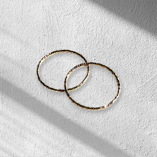 Sparkle Dainty Stacking Ring 14k Gold-Filled