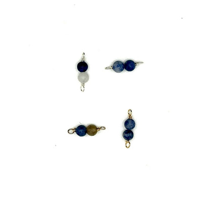 Handmade Blue Spot Jasper Connectors