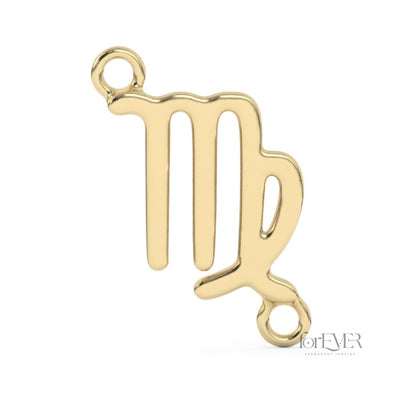 Scorpio Connector 10k Solid Gold Zodiac Sign Connectors forEVER Permanent Jewelry Supplies