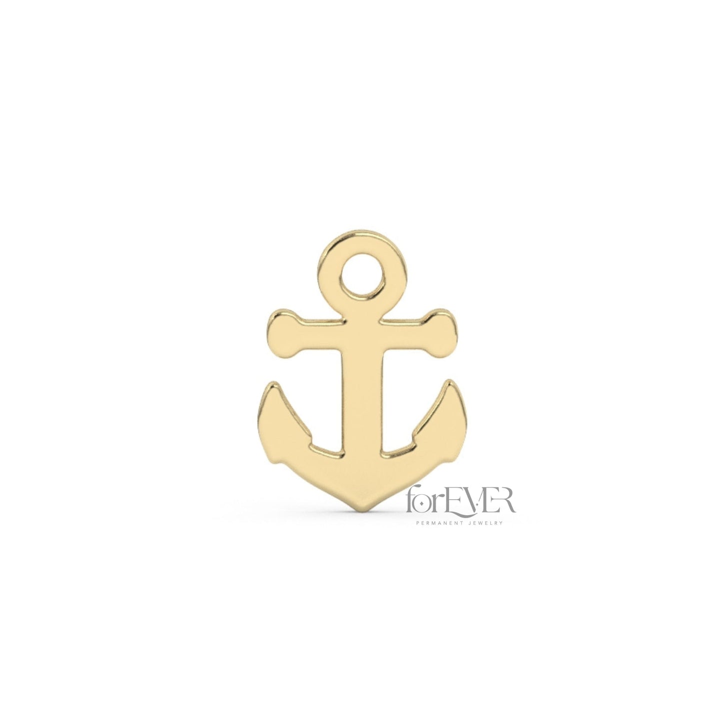 10k Solid Gold Anchor Charm