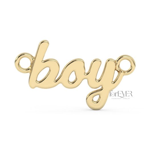10k Solid Gold Boy Connector