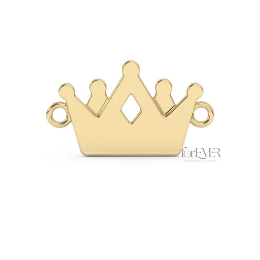 10k Solid Gold Crown Connector