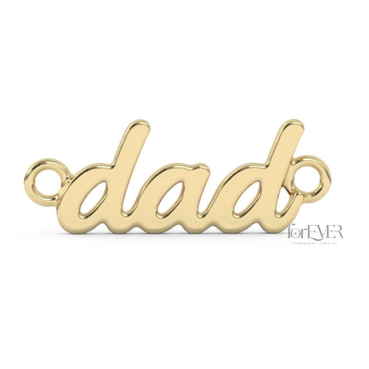 10k Solid Gold Dad Connector