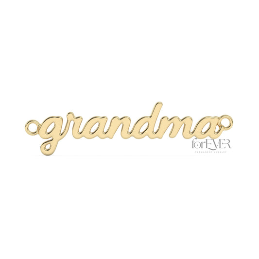 10k Solid Gold "Grandma" Connector