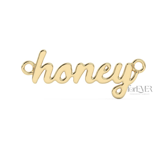 10k Solid Gold "Honey" Connector