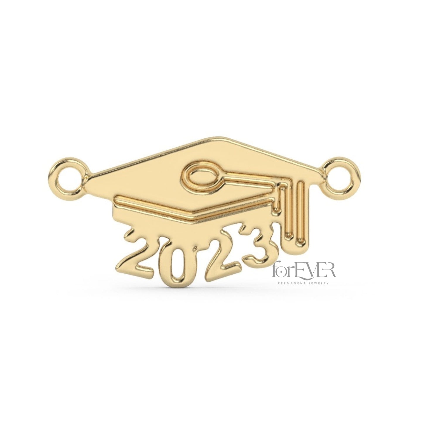 10k Solid Gold 2023 Graduation Cap Connector