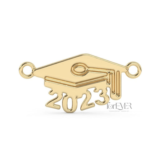 10k Solid Gold 2023 Graduation Cap Connector