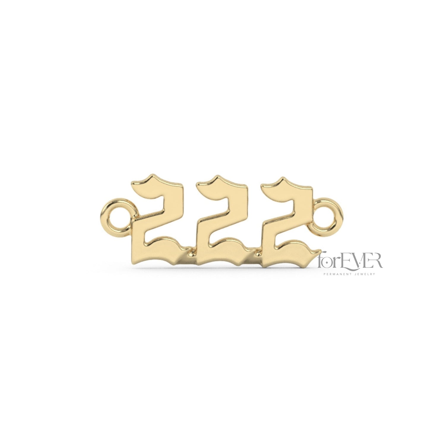 10k Solid Gold Angel Numbers Collection