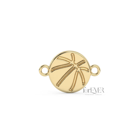10k Solid Gold Basketball Connector