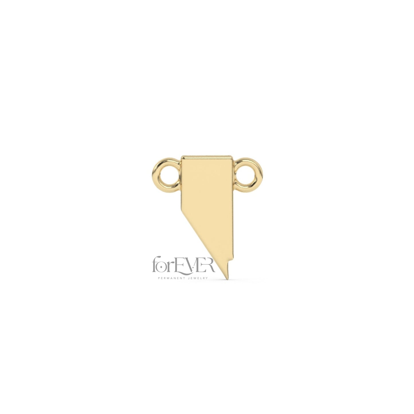 10k Solid Gold Nevada State Charm