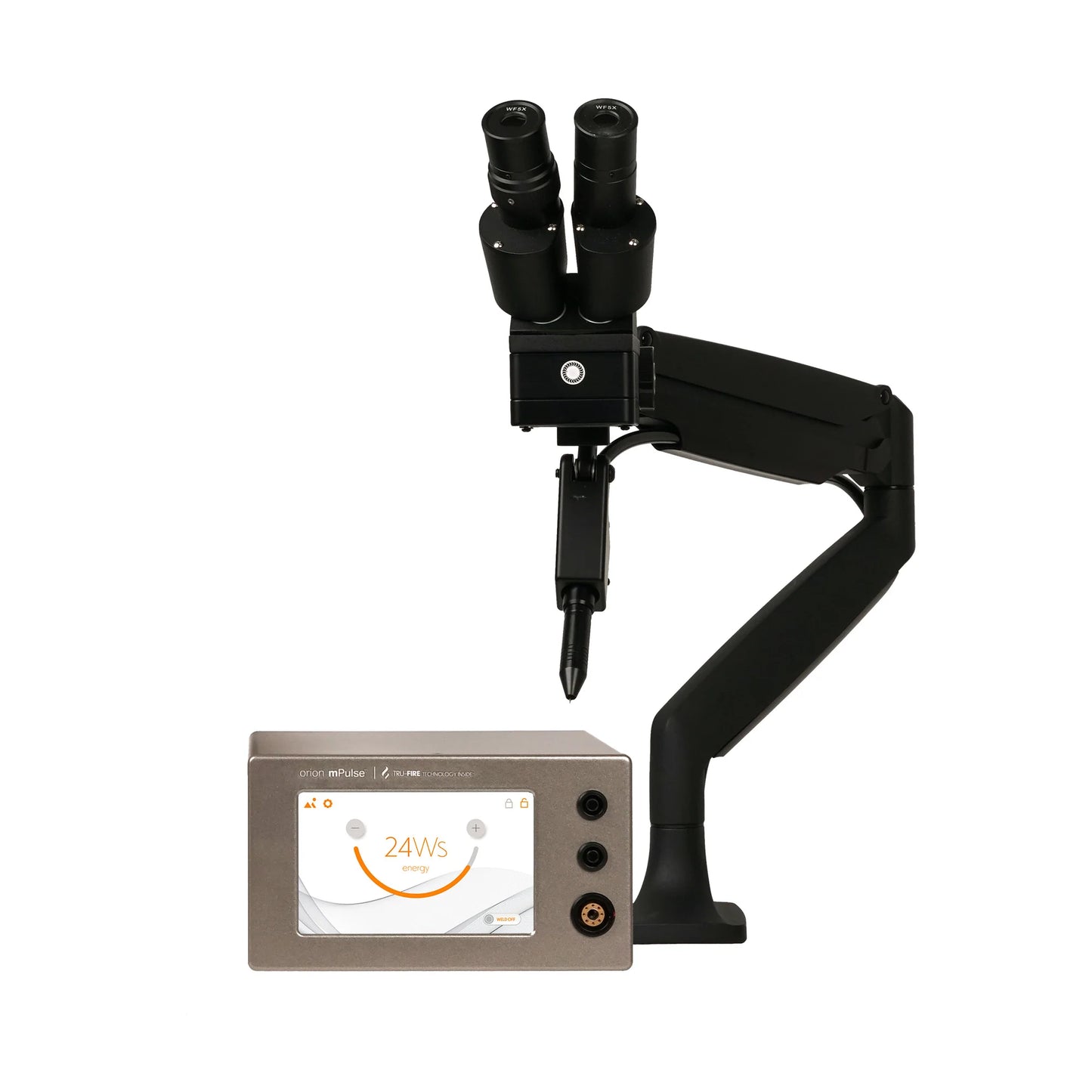 Welder with Microscope on Articulation Arm Orion mPulse Welder NEW! The All-New Orion mPulse™ forEVER Permanent Jewelry Supplies